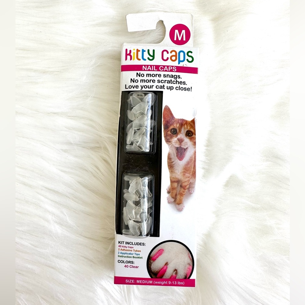 CLEAR CAT NAIL CAPS